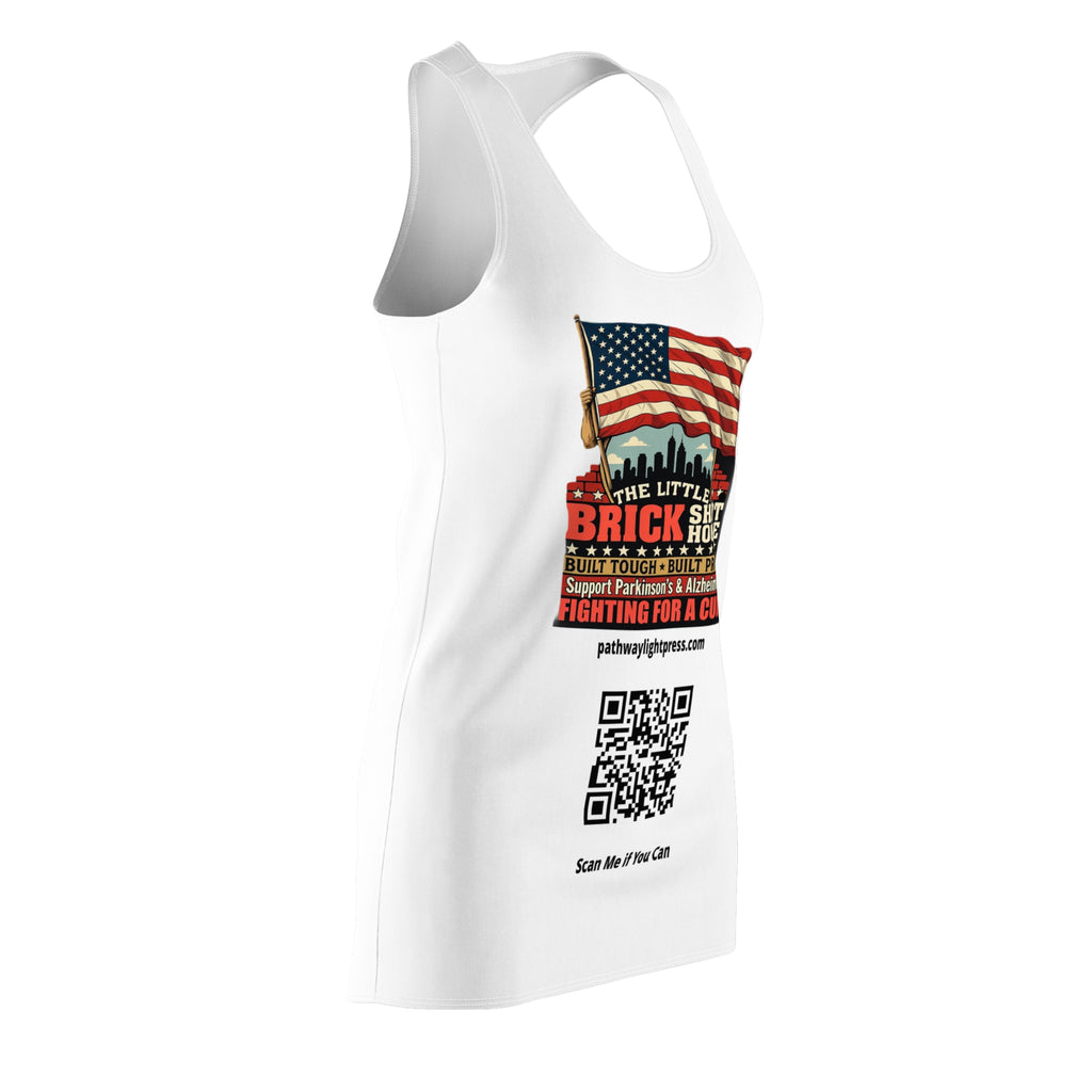 Racerback Dress - 'The Little Brick House' American Flag Fundraiser Design